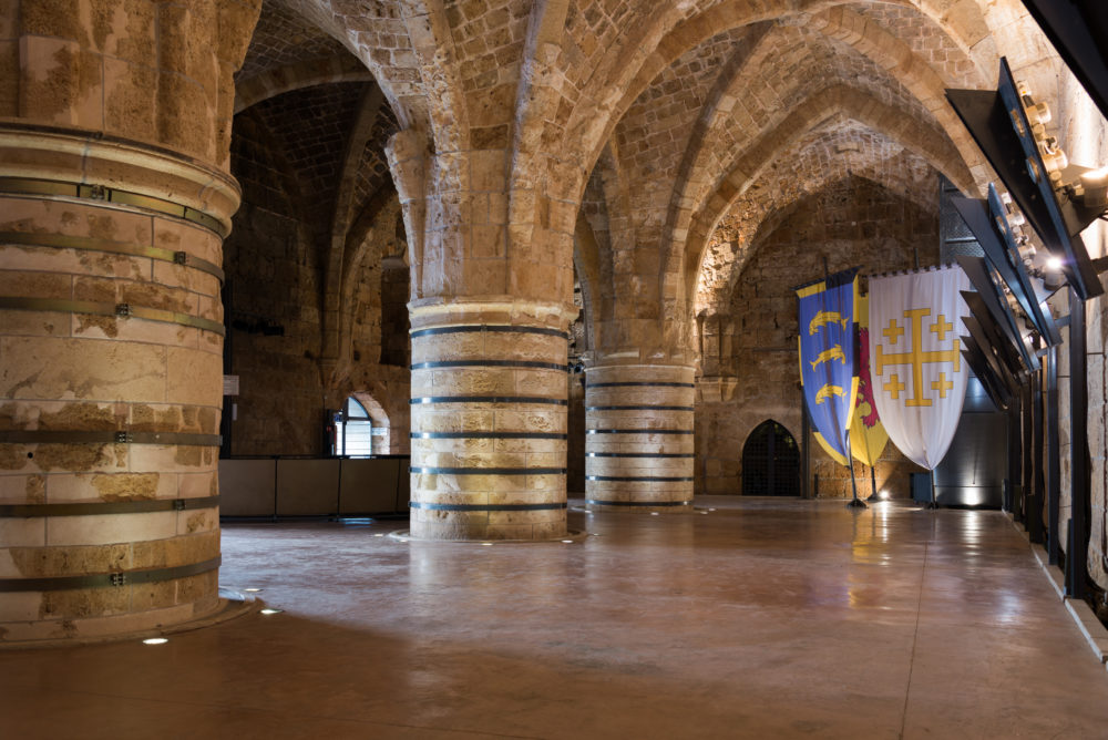 The dinning hall in the Hospitallers quarter