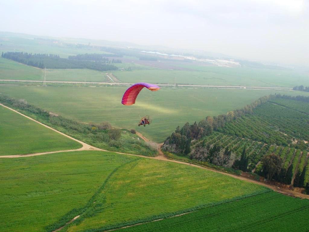 Flying over the Jezreel valley